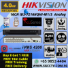 FREE 2MP IR DOME with HIKVISION iDS-7216HQHI-M1/S 16CH DVR