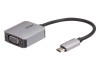 Aten UC3002A USB-C to VGA Adapter short adaptor Cable, Alumi