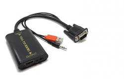 ATZ VGA+Audio+Power To HDMI Adapter