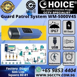 CHOICE Guard Tour WM-5000V4S High-light Flashlight Security