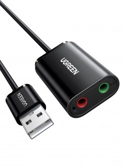 UGREEN USB 2.0 STEREO SOUND ADAPTER 30143