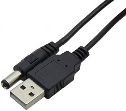 USB TO 5.5MM*2.1MM CABLE 1M