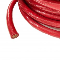 POWER CABLE 4 AWG OXYGEN FREE (RED) 50M/DRUM