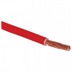 POWER CABLE 4 AWG OXYGEN FREE (RED) 50M/DRUM