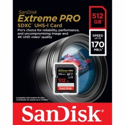 SANDISK SD EXTREME PRO 512GB 170MB/S CLASS 10