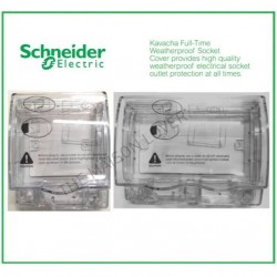 SCHNEIDER ELECTRIC IP55 1 GANG WATERPROOF COVER E223R_TR