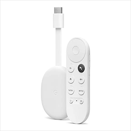 GOOGLE 4K TV CHROMECAST WITH REMOTE CONTROL