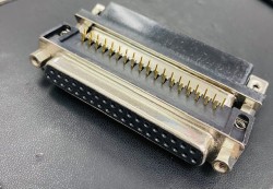 DB37 FEMALE PCB MOUNTING RIGHT ANGLE CONNECTOR