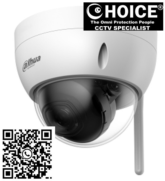 Dahua Telecamera Sorveglianza IP Wi-Fi Dome Esterno – 2MP IR, Modello IPC-HDBW1230DE-SW-0280B - 4