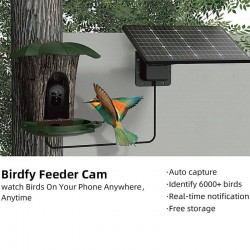 SMART AI BIRD FEEDER SOLAR POWERED CAMERA QRS1-WIFI
