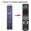 REPLACEMENT TV REMOTE CONTROL FOR PRISM (TYPE A) RMPR1