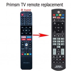 REPLACEMENT TV REMOTE CONTROL FOR PRISM (TYPE B) RMPR2