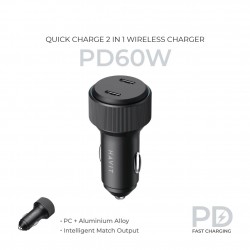 PD60W DUAL PD OUTPUT CAR USB CHARGER CC2014