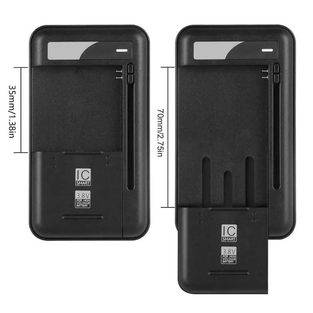 UNIVERSAL BATTERY CHARGER WITH USB OUTPUT