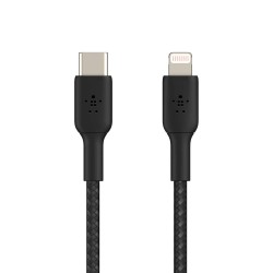 Belkin Braided USB-C to Lightning Cable1M Black