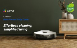 Ezviz robot vacuum & mop combo RE4 simplifed living office