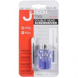 JETECH HRC 56-61 (-) 6mm (+) PH2 DOUBLE HEAD SCREWDRIVER