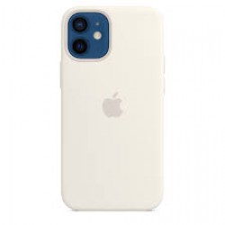 iPhone 12 mini Silicone Case with MagSafe - White A2496