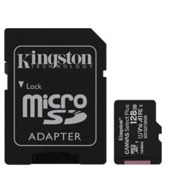 KINGSTON CANVAS SELECT PLUS 128GB MICRO SD CLASS 10 100MB/S