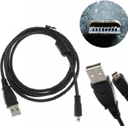 USB2.0 A TO MINI 8 PIN CABLE FOR FUJI/NIKON CAMERA