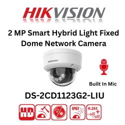 HIKVISION DS-2CD1123G2-LIU 1080P 2MP IP67 POE IP DOME CAMERA