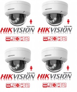 HIKVISION POE 4 CAMERA PACKAGE (INCLUDING 1TB HDD)