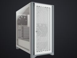 4000D AIRFLOW Tempered Glass Mid-Tower ATX Case — White