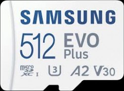 Samsung Evo Plus SD card 512GB