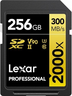 256GB - Lexar? Professional 2000x SDHC?/SDXC? UHS-II Card GO