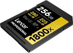 256GB - Lexar? Professional 1800x SDXC? UHS-II Card GOLD Ser