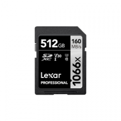 512GB - Lexar? Professional 1066x SDXC? UHS-I Card SILVER Se