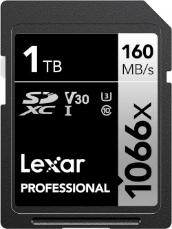1TB - Lexar? Professional 1066x SDXC? UHS-I Card SILVER Seri