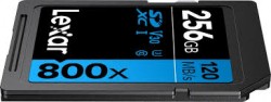256GB - Lexar? High-Performance 800x SDHC?/SDXC? UHS-I Card