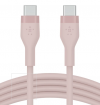 USB-C to USB-C 2.0, SILICONE, 1M, PNK