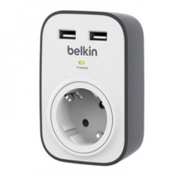 BELKIN SurgeCube 1 Outlet Surge Protector with 2 USB Ports