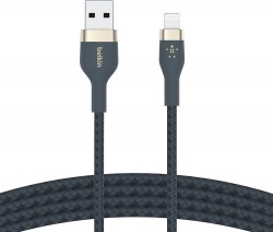 USB-A to USB-C, BRAID SIL, 1M, BLUE Magnetic management