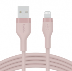BELKIN USB-A TO LTG SILICONE 1M  PINK