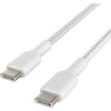 Belkin Braided USB-C to Lightning Cable1M WHT