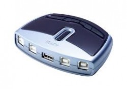 Aten US421A 4 Port USB 2.0 Peripheral Switch (Pushbutton, S/