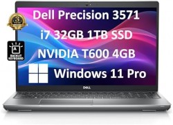 Dell Preci 3571|i7-12800H|32GB|1TB SSD|W10|T600 Win 10 Pro i