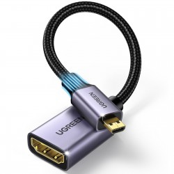 Ugreen Micro HDMI male to HDMI female adapter cable HD107-20