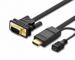 Ugreen HDMI Male To VGA Male converter round cable - chipset