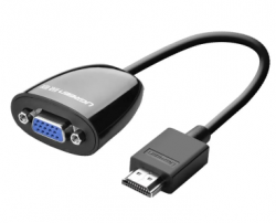 Ugreen HDMI Male To VGA Female adaptor, 25cm MM102-40253