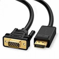 Ugreen DP Male to VGA Male cable, 28AWG OD7.3MM,1920*1080@60
