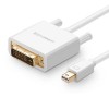 Ugreen Mini DP to DVI (24+1)cable  2M White MD102-10405