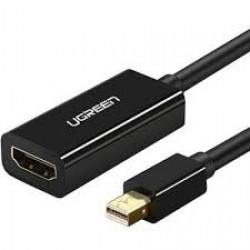 Ugreen Mini dp to HDMI female converter cable 18CM  Black -