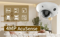 HIKVISION 4MP AUDIO MINI DOME IP CAMERA DS-2CD2543G2-IS