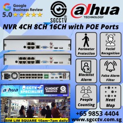 DAHUA NVR 8CH 8POE NVR2108HS-8P-4K CCTV RECORDER SINGAPORE