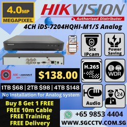 HIKVISION 16-CH1080P 1UH.265ACUSENSE DVR iDS-7216HQHI-M1/XT