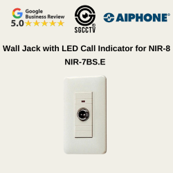 WALL JACK WITH LED CALL INDICATOR FOR NIR-8, NIR-7B